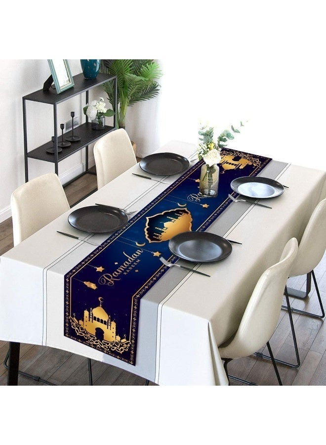 لارافيل مفرش طاولة رمضان زينة مفارش إسلامية حفلة مسجد عيد مبارك مستلزمات الزينة مفرش طاوله - Image 3